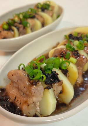 豆豉香る　肉じゃが重ね蒸し-レシピのメイン写真