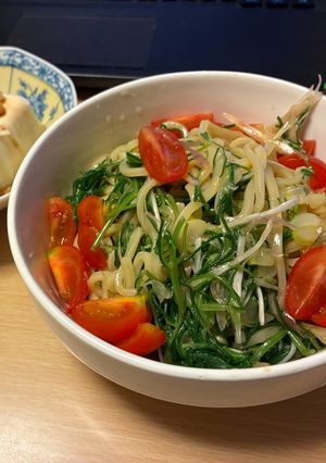 おかひじきのナンプラー麺-レシピのメイン写真