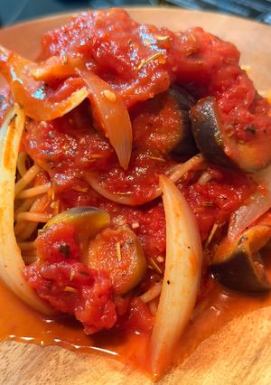 【減量】トマトガーリック⭐︎スパゲッティ-レシピのメイン写真