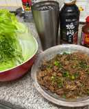 無限に食べられる“挽肉と春雨のレタス包み