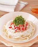 梅とささみの冷やしとろろうどん