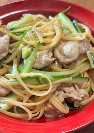 生姜焼きパスタ-レシピのメイン写真
