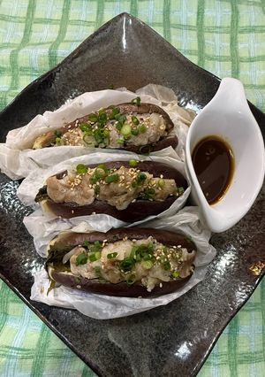 詰めて蒸すだけ！お手軽なすドック-レシピのメイン写真