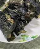 魚のすり身とオクラの海苔サンド焼き