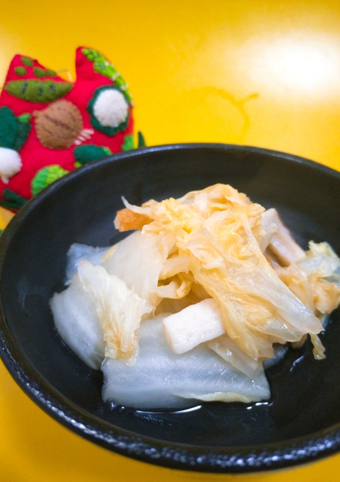 白菜とちくわの煮びたし-レシピのメイン写真