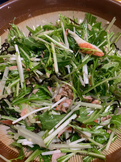 水菜のごちそうサラダ-レシピのメイン写真