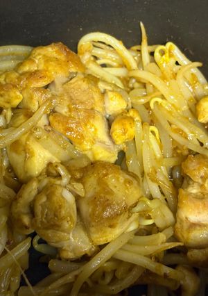 一人暮らし簡単もやしタンドリーチキン-レシピのメイン写真