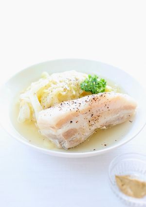 トロンと美味しい【塩豚とキャベツのポテ】-レシピのメイン写真