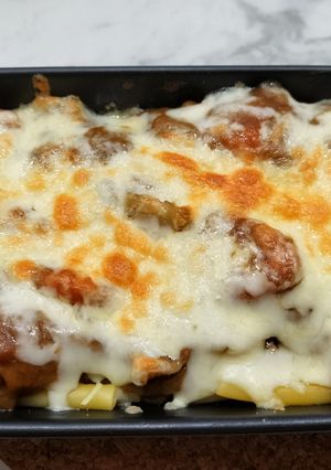 残ったカレーでカレーマカロニグラタン-レシピのメイン写真
