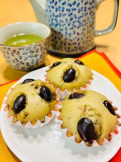 黒豆の蒸しケーキ-レシピのメイン写真