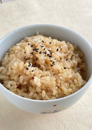 玄米ごはん（圧力鍋で浸水なしで炊く）-レシピのメイン写真