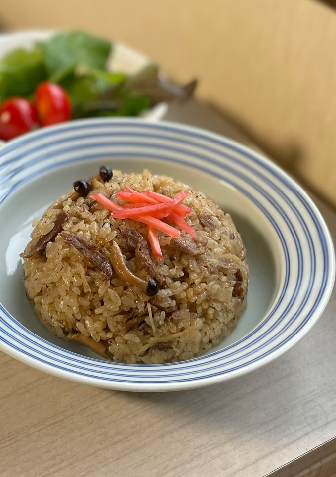 【リメイク】牛丼から炊き込みビーフライス-レシピのメイン写真