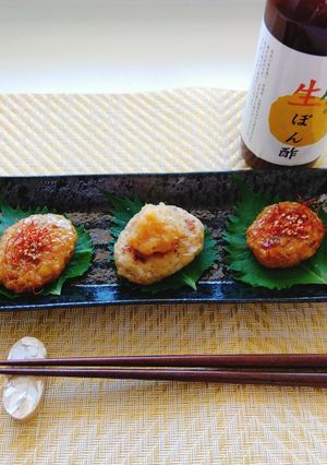 柳金属の生ぽん酢で鶏つくね-レシピのメイン写真