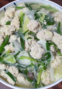 鶏つくねと野菜のスープ煮-レシピのメイン写真
