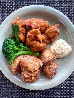 ぼんじりともも肉の唐揚げ オレガノマヨ-レシピのメイン写真