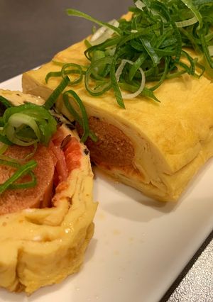 出汁巻(明太きくらげ紅生姜)-レシピのメイン写真