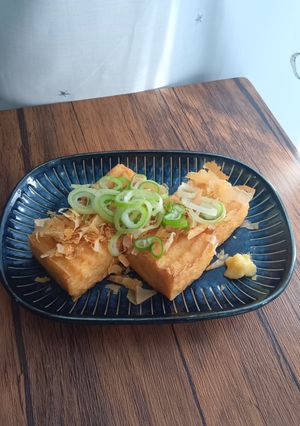居酒屋レシピ☆焼き厚揚げ♪ by misa☆pyon♪ 【クックパッド】 簡単