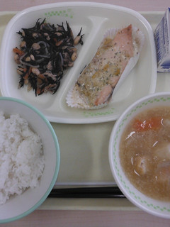 学校給食☆ますの米粉コーンマヨネーズ焼き-レシピのメイン写真