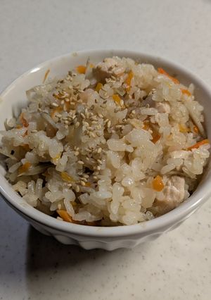 いたってふつうの美味しい鶏ごぼうご飯-レシピのメイン写真