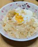 豆腐と天かすで最強のたぬき卵豆腐