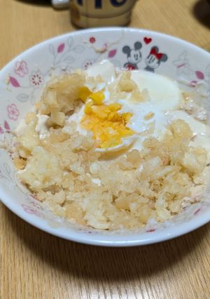 豆腐と天かすで最強のたぬき卵豆腐-レシピのメイン写真