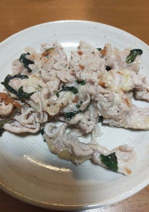 豚肉の大葉チーズ梅肉添え-レシピのメイン写真