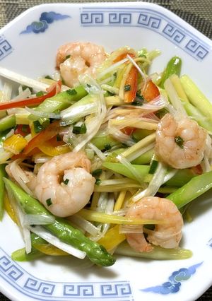 海老とアスパラの中華炒め-レシピのメイン写真