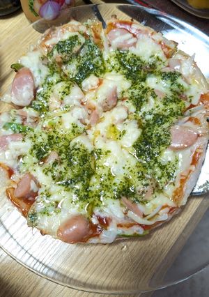 フライパンでカリモチ！もちピザ！-レシピのメイン写真