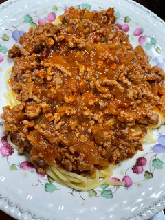 簡単!ミートソースパスタ-レシピのメイン写真