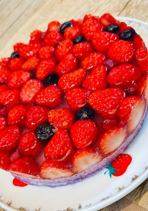絶品！ムースとゼリーの二層ケーキ🍓-レシピのメイン写真