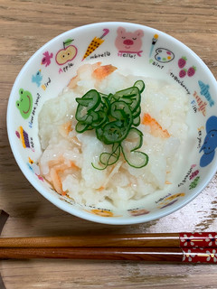 電子レンジで桜えびのお粥-レシピのメイン写真