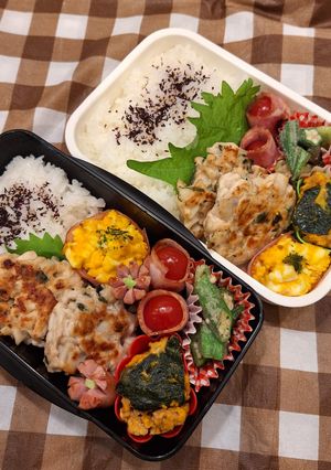 高1男子とパパの弁当241009-レシピのメイン写真