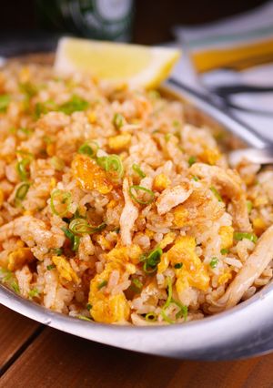インドのヤバイ屋台の☆蒸し鶏チャーハン🤤-レシピのメイン写真