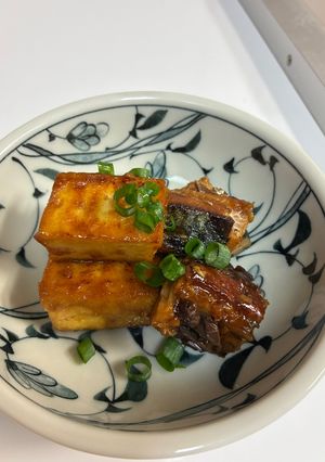 鯖缶と厚揚げのすき焼き味-レシピのメイン写真