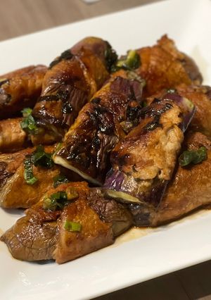 ナスとチーズの豚肉巻き-レシピのメイン写真
