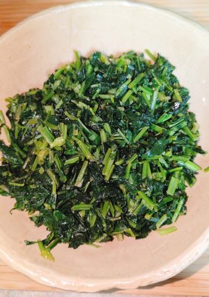 カブの葉の炒め物-レシピのメイン写真