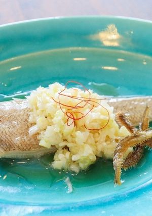 赤シタビラメの中華蒸し-レシピのメイン写真