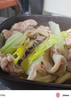 きのこと白菜と豚こまのエバラ寄せ鍋-レシピのメイン写真