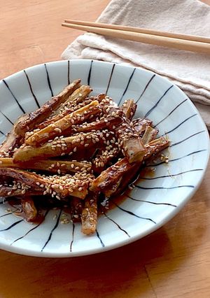 ポリポリ♪やみつきごぼう-レシピのメイン写真