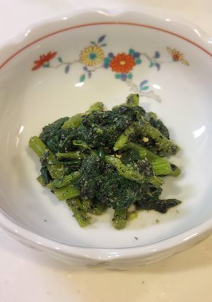 春菊のごま和え-レシピのメイン写真