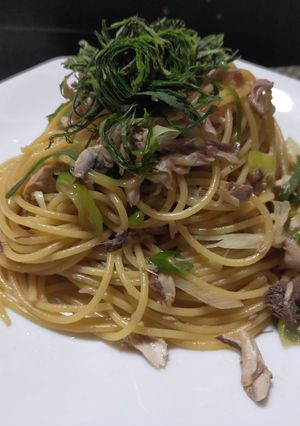 焼きサバの和風パスタ-レシピのメイン写真