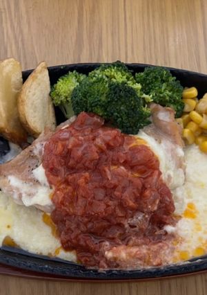 鶏肉の鉄板焼きガーリックバターソテー-レシピのメイン写真