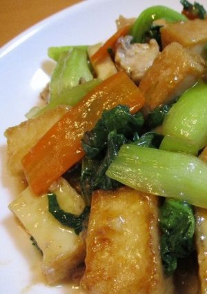 チンゲン菜のオイスターソース炒め【柏市学校給食】-レシピのメイン写真