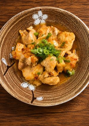 柔らか簡単！鶏むねのガーリックバター醤油焼き-レシピのメイン写真