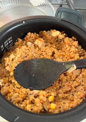 あるもので炊飯器チキンライス-レシピのメイン写真