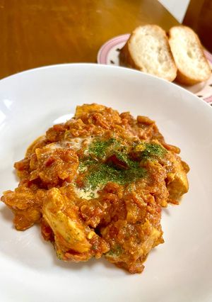 簡単低脂質ダイエットバターチキンカレー風-レシピのメイン写真