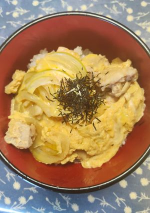 レンジで簡単、親子丼-レシピのメイン写真