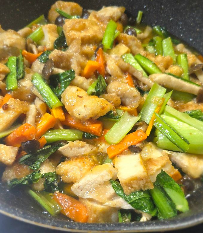 小松菜と厚揚げの中華風炒め by プーさん3ママ 【クックパッド】 簡単