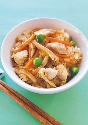 干し椎茸で簡単「鶏めし」-レシピのメイン写真