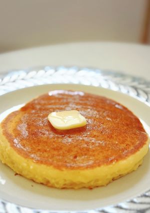 罪悪感ゼロ♪豆腐と米粉のホットケーキ♡-レシピのメイン写真